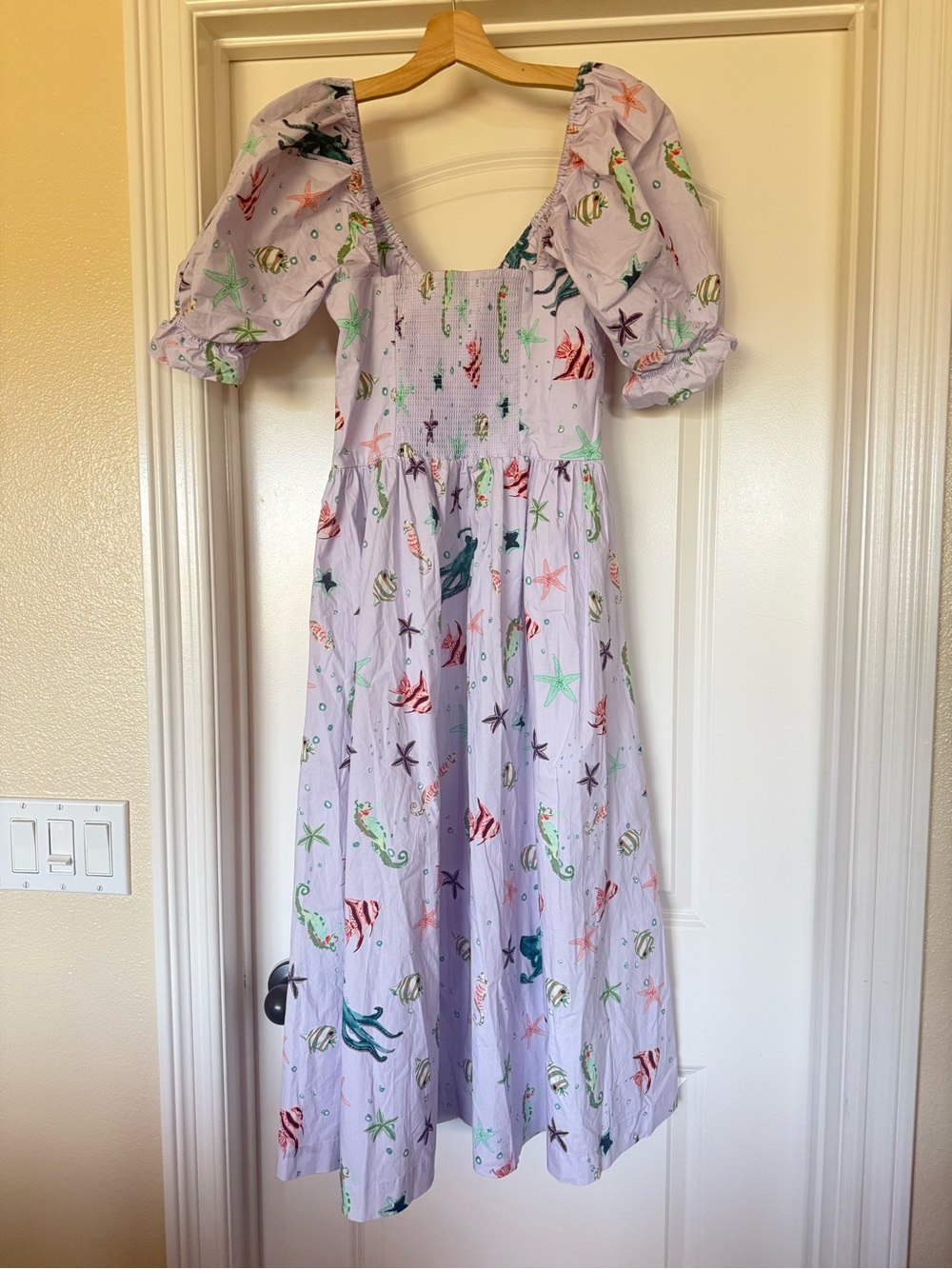HILL HOUSE Ophelia Midi Dress - Picture 7 of 8